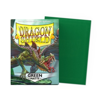 Dragon-Shield-Standard-Sleeves-matte-green-100-Sleeves